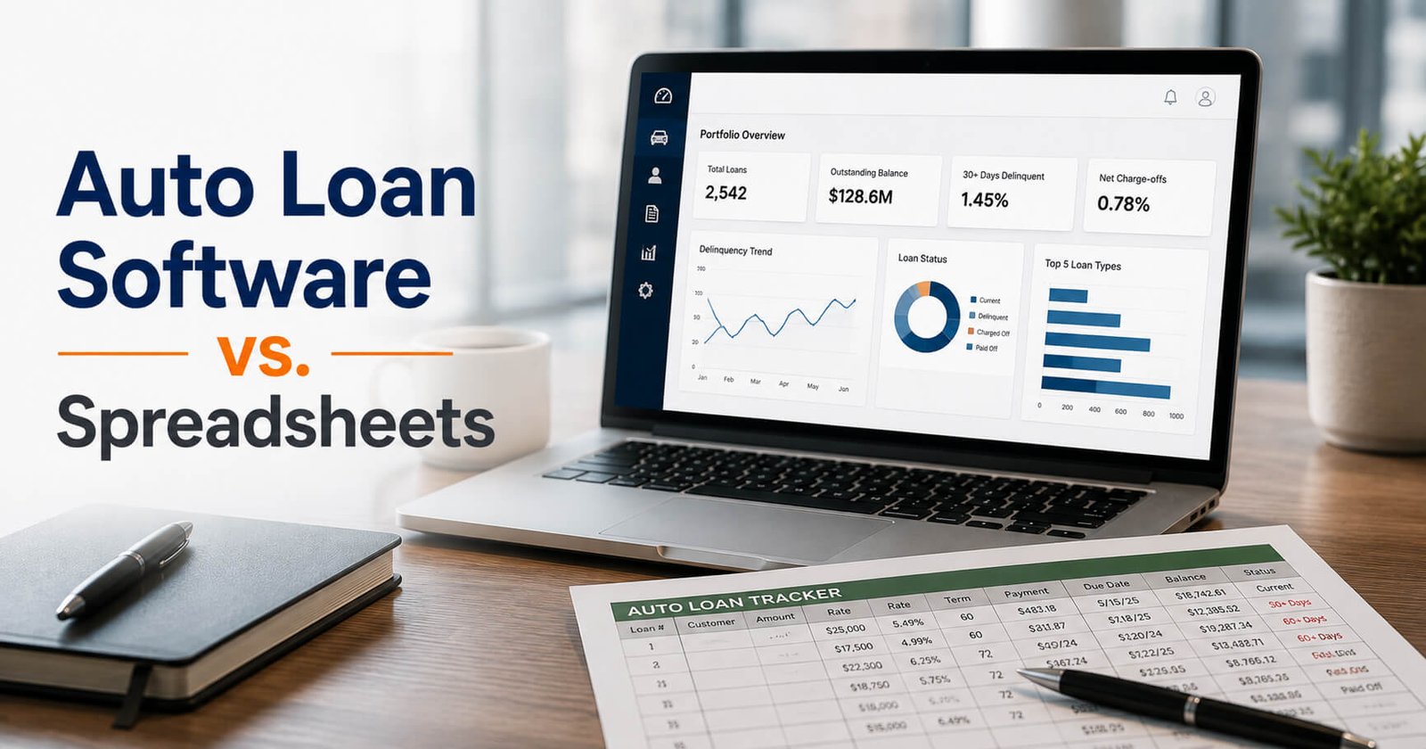 Auto Loan Management Software vs. Spreadsheets